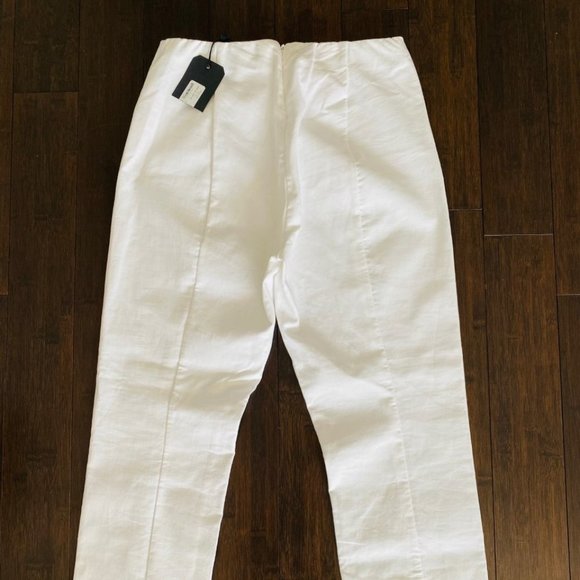 Rag & Bone New York Simone  Snap Front Pants White - Picture 8 of 9